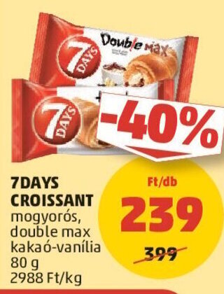 PENNY 7DAYS CROISSANT 80 g ajánlat