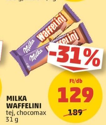 PENNY MILKA WAFFELINI 31 g ajánlat