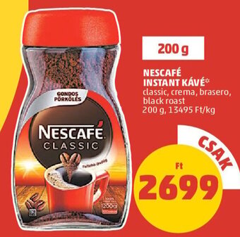 PENNY NESCAFÉ INSTANT KÁVÉ 200 g ajánlat