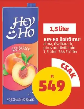 PENNY HEY-HO ÜDÍTŐITAL 1,5 l ajánlat