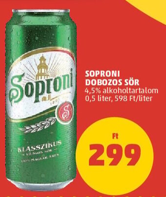 PENNY SOPRONI DOBOZOS SÖR 0,5 l ajánlat