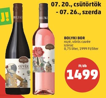 PENNY BOLYKI BOR 0,75 l ajánlat