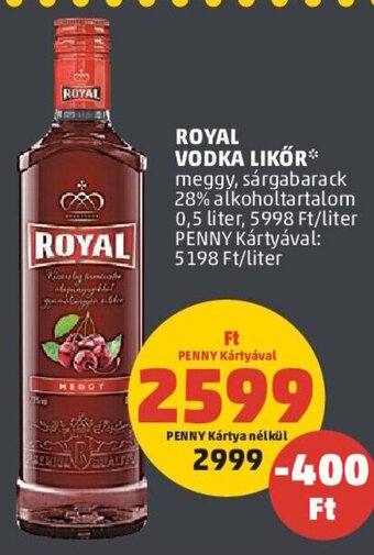PENNY ROYAL VODKA LIKŐR 0,5 l ajánlat