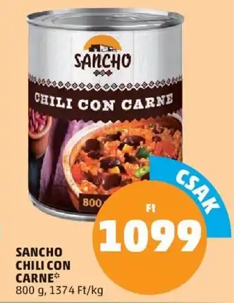 SANCHO CHILI CON CARNE 800 g