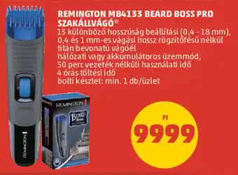 PENNY REMINGTON MB4133 BEARD BOSS PRO SZAKÁLLVÁGÓ 1 db ajánlat