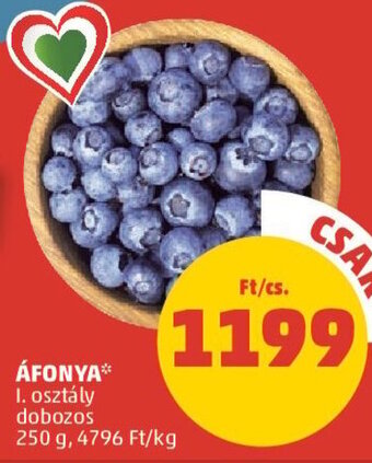 PENNY ÁFONYA 250 g ajánlat
