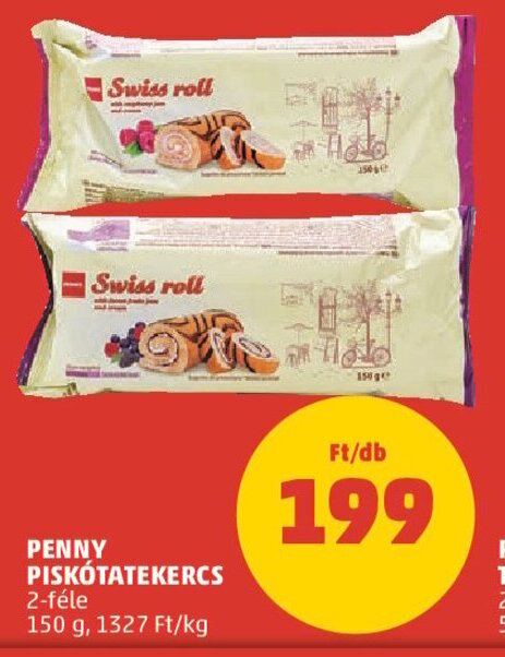 PENNY PENNY PISKÓTATEKERCS 150 g ajánlat