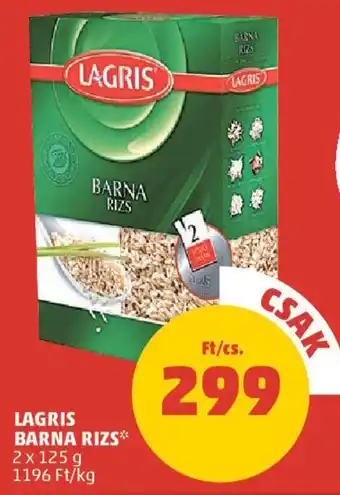 PENNY LAGRIS BARNA RIZS 2 x 125 g ajánlat