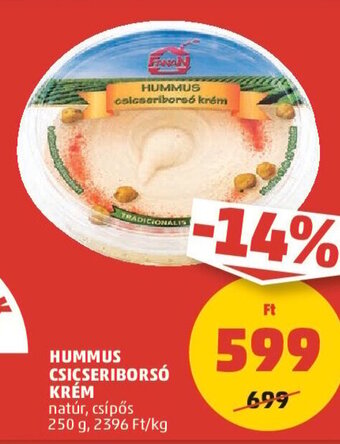 PENNY HUMMUS CSICSERIBORSÓ KRÉM 250 g ajánlat
