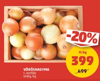 PENNY VÖRÖSHAGYMA 1 kg ajánlat