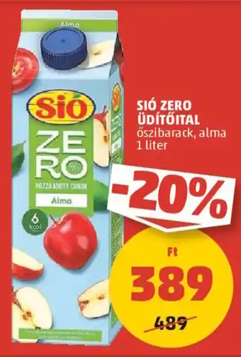 PENNY SIÓ ZERO ÜDÍTŐITAL 1 l ajánlat