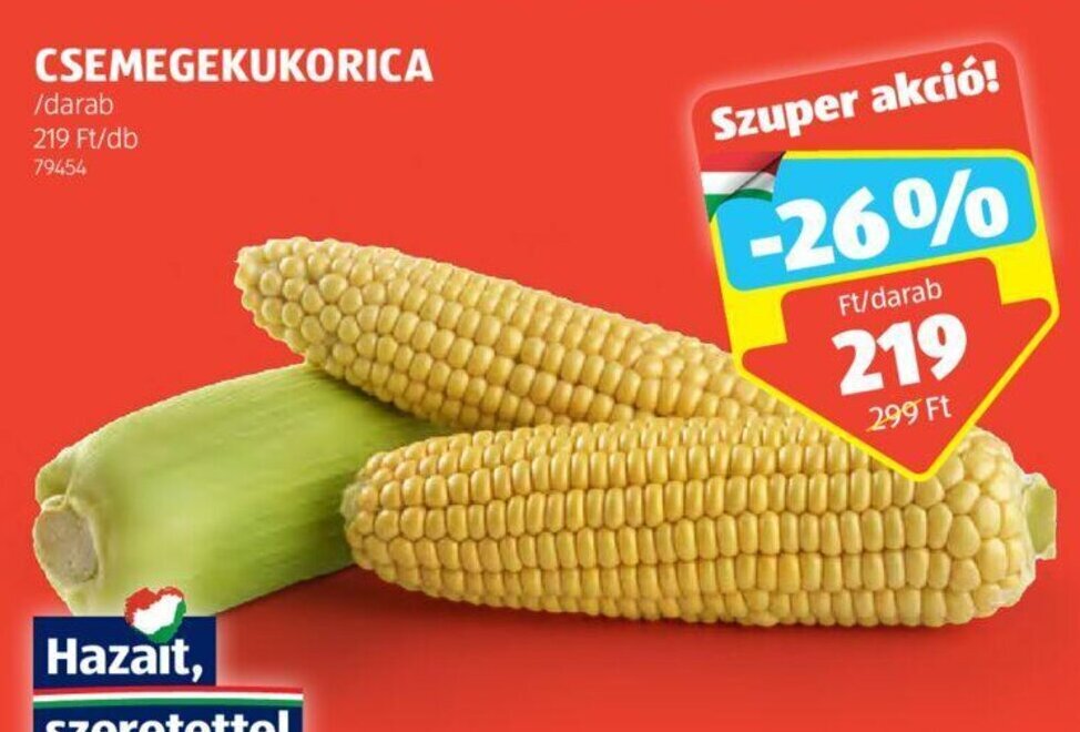 ALDI CSEMEGEKUKORICA 1 db ajánlat