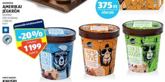ALDI GRANDESSA AMERIKAI JÉGKRÉM 500 ml ajánlat