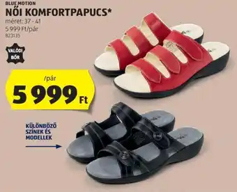 ALDI BLUE MOTION, NŐI KOMFORTPAPUCS, pár ajánlat