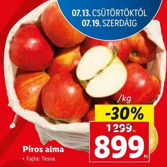 Lidl Piros alma 1 kg ajánlat