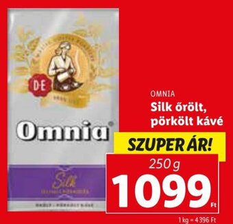 Lidl OMNIA Silk őrölt, pörkölt kávé 250 g ajánlat