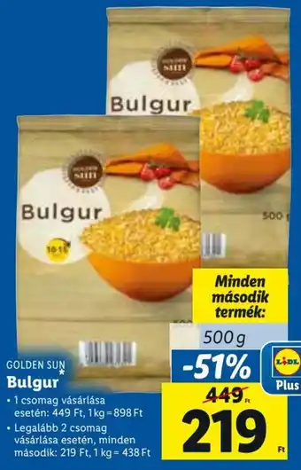 GOLDEN SUN Bulgur 500 g
