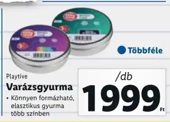 Lidl Playtive Varázsgyurma 1 db ajánlat