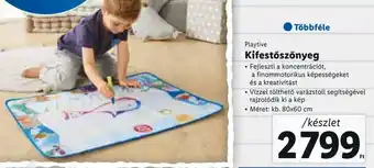 Lidl Playtive Kifestőszőnyeg 1 készlet ajánlat