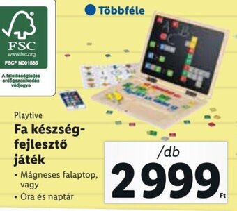 Lidl Playtive Fa készség-fejlesztő játék 1 db ajánlat