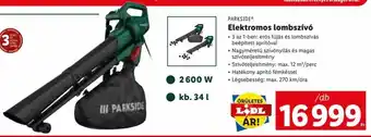 Lidl PARKSIDE Elektromos lombszívó 1 db ajánlat