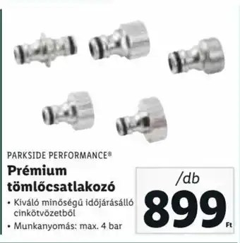 Lidl PARKSIDE PERFORMANCE Prémium tömlőcsatlakozó 1 db ajánlat