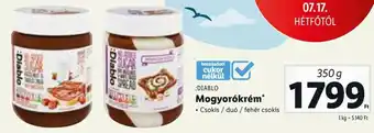 :DIABLO Mogyorókrém 350 g
