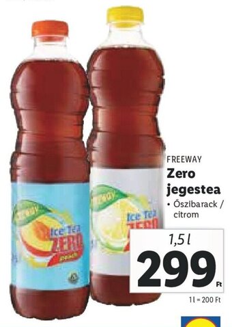FREEWAY Zero jegestea 1,5 l