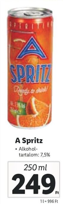 A Spritz 250 ml