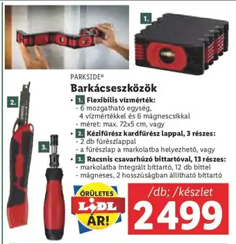 Lidl PARKSIDE Barkácseszközök 2 - 12 db ajánlat