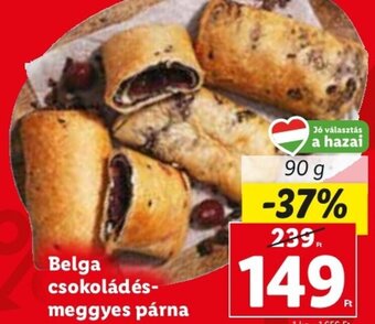 Lidl Belga csokoládés-meggyes párna 90 g ajánlat