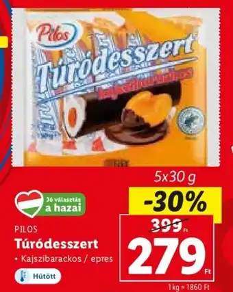 PILOS Túródesszert 5 x 30 g