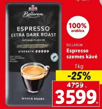 Lidl BELLAROM Espresso szemes kávé 1 kg ajánlat