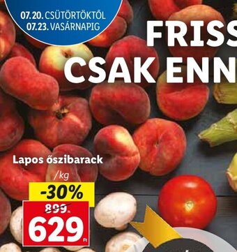 Lidl Lapos őszibarack 1 kg ajánlat