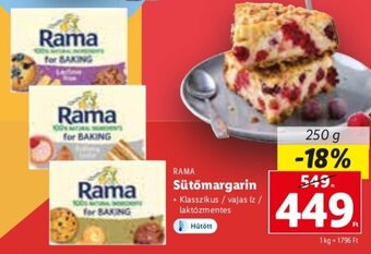Lidl RAMA Sütőmargarin 250 g ajánlat