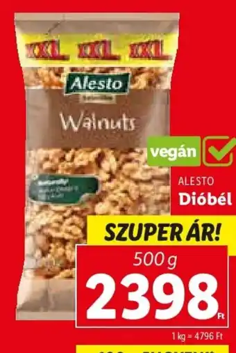 Lidl ALESTO Dióbél 500 g ajánlat