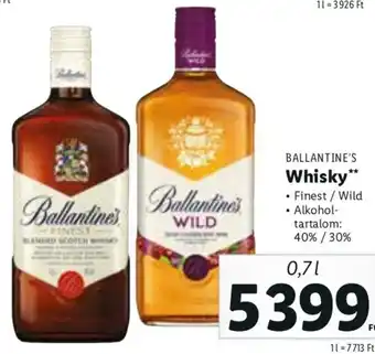 Lidl BALLANTINE'S Whisky 0,7 l ajánlat