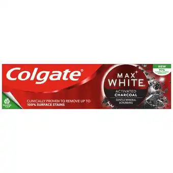 Rossmann Colgate max white charcoal fogkrém - 75 ml ajánlat