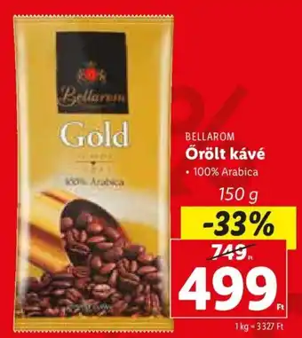Lidl BELLAROM Őrölt kávé 150 g ajánlat