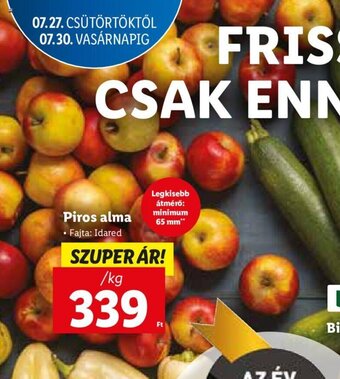 Lidl Piros alma 1 kg ajánlat