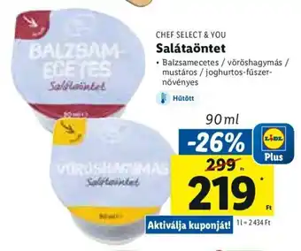 CHEF SELECT & YOU Salátaöntet 90 ml