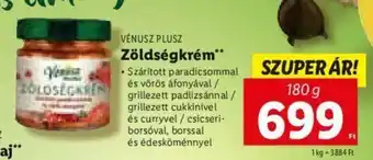 Lidl VÉNUSZ PLUSZ Zöldségkrém 180 g ajánlat