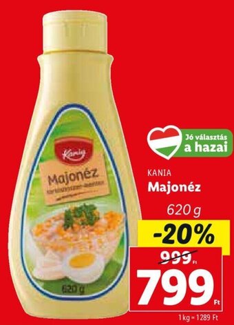 Lidl KANIA Majonéz 620 g ajánlat