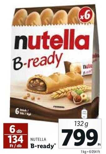 Lidl NUTELLA B-ready 132 g ajánlat