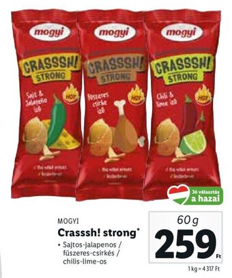 Lidl MOGYI Crasssh! strong 60 g ajánlat