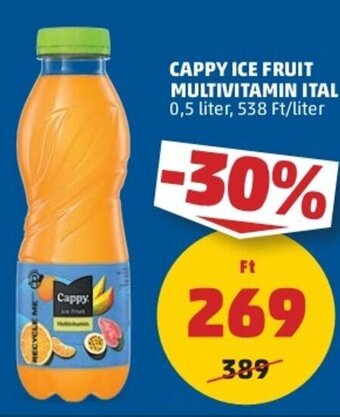 PENNY CAPPY ICE FRUIT MULTIVITAMIN ITAL 0,5 l ajánlat