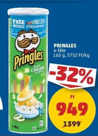 PENNY PRINGLES 165 g ajánlat