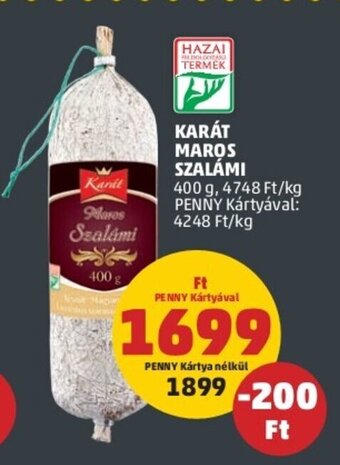 PENNY KARÁT MAROS SZALÁMI 400 g ajánlat
