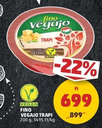 PENNY FINO VEGAJO TRAPI 200 g ajánlat