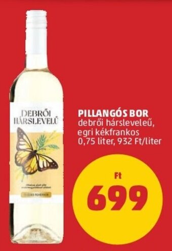 PENNY PILLANGÓS BOR 0,75 l ajánlat